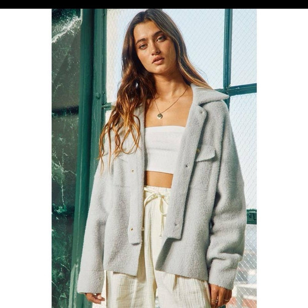Women's Gray Jacket/Cardigan